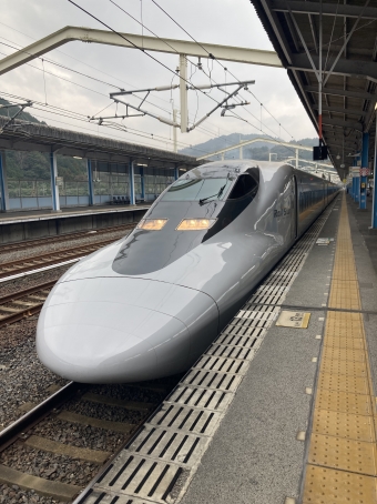 博多駅から新岩国駅の乗車記録(乗りつぶし)写真
