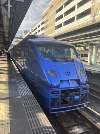 博多駅から大分駅の乗車記録(乗りつぶし)写真