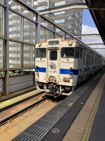 唐津駅から相知駅の乗車記録(乗りつぶし)写真