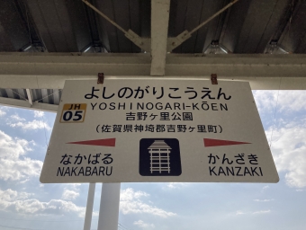 吉野ケ里公園駅 写真:駅名看板