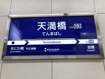 中之島駅から北浜駅の乗車記録(乗りつぶし)写真