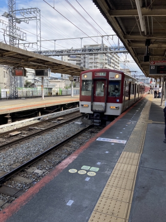 大和西大寺駅から生駒駅の乗車記録(乗りつぶし)写真