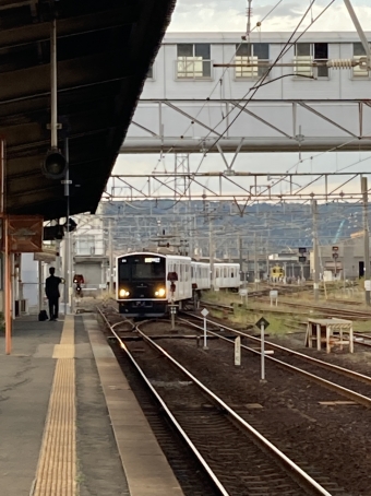 西唐津駅から天神駅の乗車記録(乗りつぶし)写真