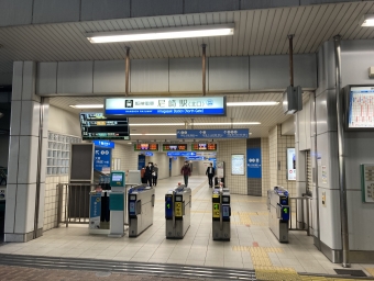 尼崎駅から武庫川駅の乗車記録(乗りつぶし)写真