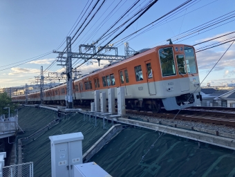 武庫川駅から今津駅の乗車記録(乗りつぶし)写真