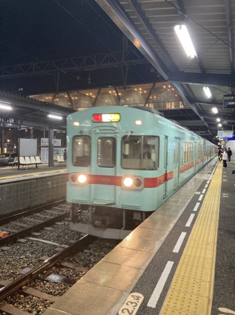 西鉄柳川駅から西鉄福岡（天神）駅の乗車記録(乗りつぶし)写真