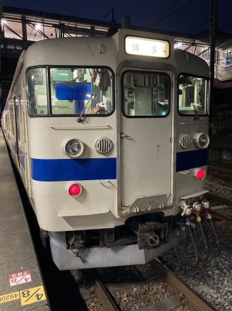 肥前山口駅から佐賀駅の乗車記録(乗りつぶし)写真