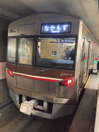 梅田駅から心斎橋駅の乗車記録(乗りつぶし)写真