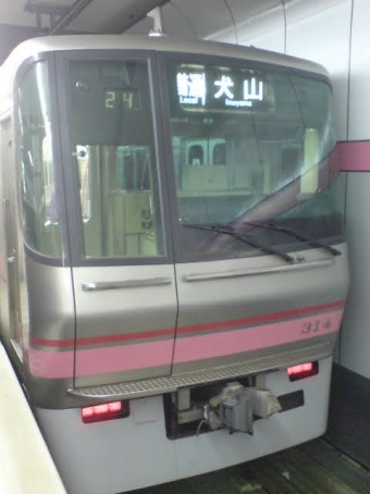 犬山駅から平安通駅の乗車記録(乗りつぶし)写真