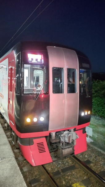 富貴駅から名鉄名古屋駅の乗車記録(乗りつぶし)写真
