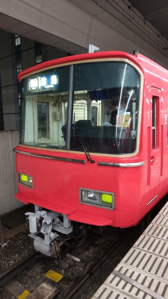 名鉄一宮駅から津島駅の乗車記録(乗りつぶし)写真