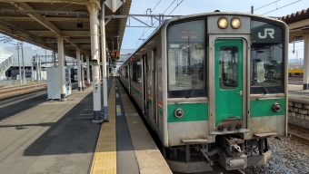 小牛田駅から塩釜駅の乗車記録(乗りつぶし)写真