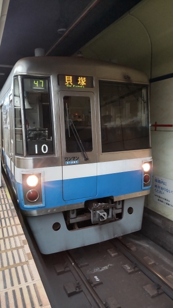 中洲川端駅から貝塚駅の乗車記録(乗りつぶし)写真