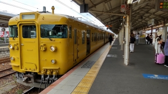 下関駅から新下関駅の乗車記録(乗りつぶし)写真