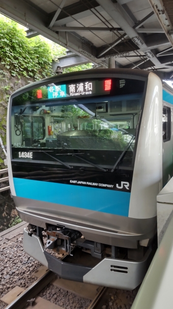 神田駅から南浦和駅の乗車記録(乗りつぶし)写真