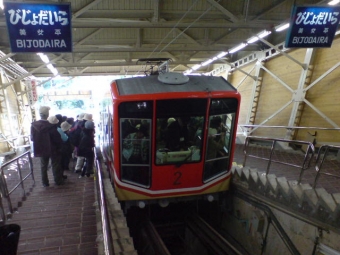 美女平駅から立山駅の乗車記録(乗りつぶし)写真