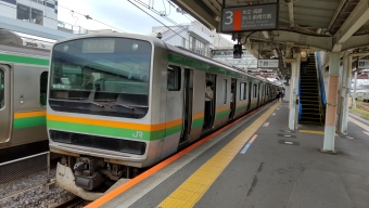 渋谷駅から高崎駅の乗車記録(乗りつぶし)写真