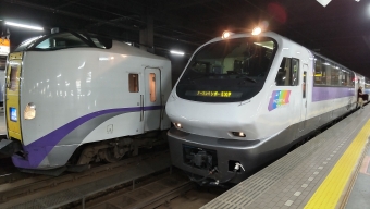 倶知安駅から札幌駅の乗車記録(乗りつぶし)写真