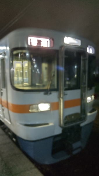 加佐登駅から亀山駅の乗車記録(乗りつぶし)写真