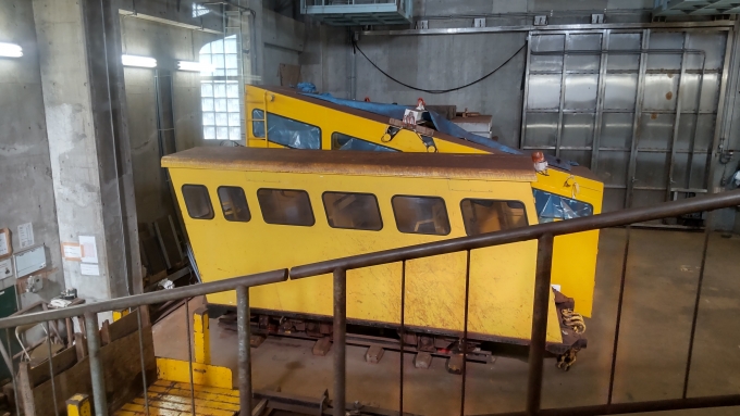 鉄道乗車記録の写真:列車・車両の様子(未乗車)(7)        「作業車両です。」
