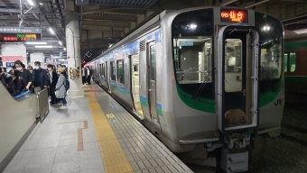 杜せきのした駅から仙台駅の乗車記録(乗りつぶし)写真