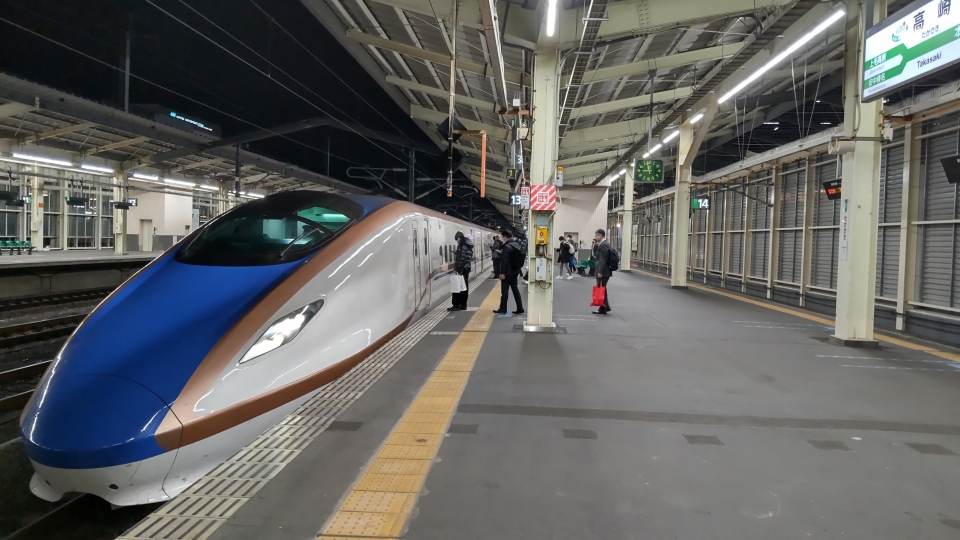 鉄道乗車記録「高崎駅から東京駅」乗車した列車(外観)の写真(1) by TANAKAI 撮影日時:2022年11月28日
