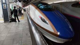 東京駅から大宮駅の乗車記録(乗りつぶし)写真