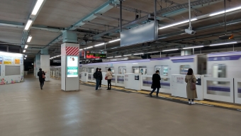 中央林間駅からたまプラーザ駅の乗車記録(乗りつぶし)写真