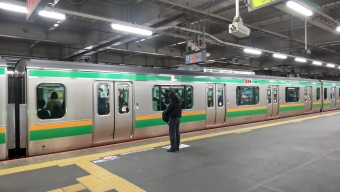 平塚駅から大宮駅の乗車記録(乗りつぶし)写真