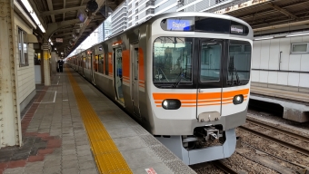 名古屋駅から中津川駅の乗車記録(乗りつぶし)写真