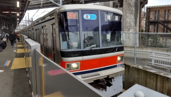 日吉駅から西谷駅の乗車記録(乗りつぶし)写真