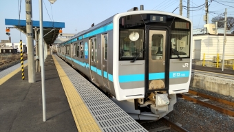 鮫駅から本八戸駅の乗車記録(乗りつぶし)写真
