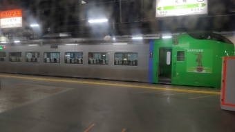 岩見沢駅から札幌駅の乗車記録(乗りつぶし)写真