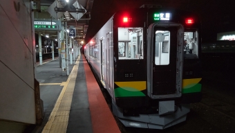 苫小牧駅から糸井駅の乗車記録(乗りつぶし)写真