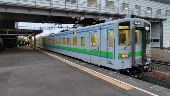 幌別駅から東室蘭駅の乗車記録(乗りつぶし)写真