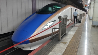 富山駅から上野駅の乗車記録(乗りつぶし)写真