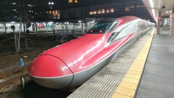 盛岡駅から秋田駅の乗車記録(乗りつぶし)写真
