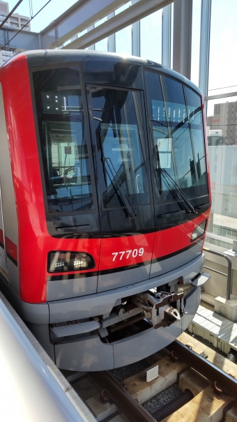 日比谷駅から竹ノ塚駅の乗車記録(乗りつぶし)写真