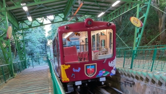 虹駅から摩耶ケーブル駅の乗車記録(乗りつぶし)写真
