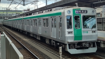 九条駅から竹田駅の乗車記録(乗りつぶし)写真