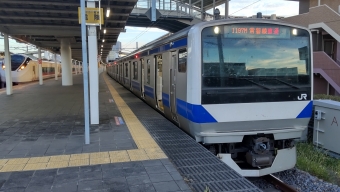 日暮里駅から土浦駅の乗車記録(乗りつぶし)写真