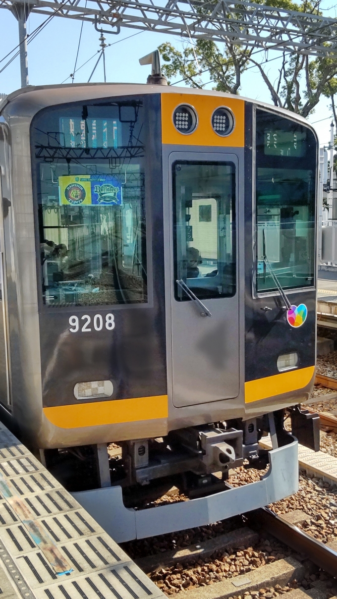 鉄道乗車記録の写真:列車・車両の様子(未乗車)(2)        「アレ(ヘッドマーク)がついた阪神電車が乗りたかった。」