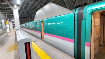 盛岡駅から新青森駅の乗車記録(乗りつぶし)写真