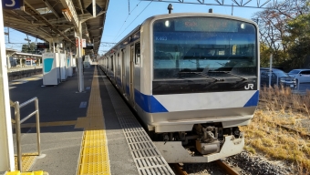 いわき駅から勝田駅の乗車記録(乗りつぶし)写真
