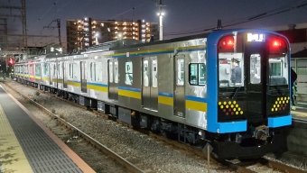 鶴見駅から武蔵白石駅の乗車記録(乗りつぶし)写真