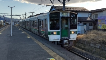 羽前千歳駅から村山駅の乗車記録(乗りつぶし)写真