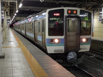 長野駅から茅野駅の乗車記録(乗りつぶし)写真