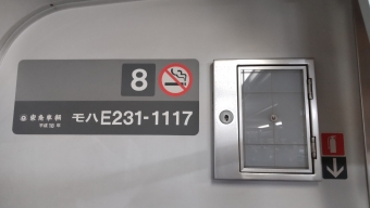 籠原駅から東京駅の乗車記録(乗りつぶし)写真