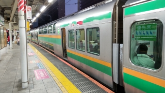 小田原駅から大崎駅の乗車記録(乗りつぶし)写真