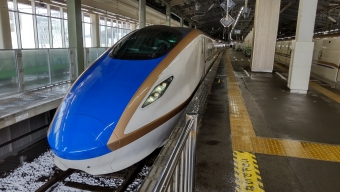 新潟駅から高崎駅の乗車記録(乗りつぶし)写真